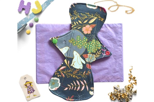 Click to order  10 inch Cloth Pad Moon Gazing Hares now